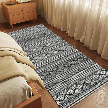 Stain & Water Resistant Non-Slip Rug for Living Room, Bedroom, Nursery