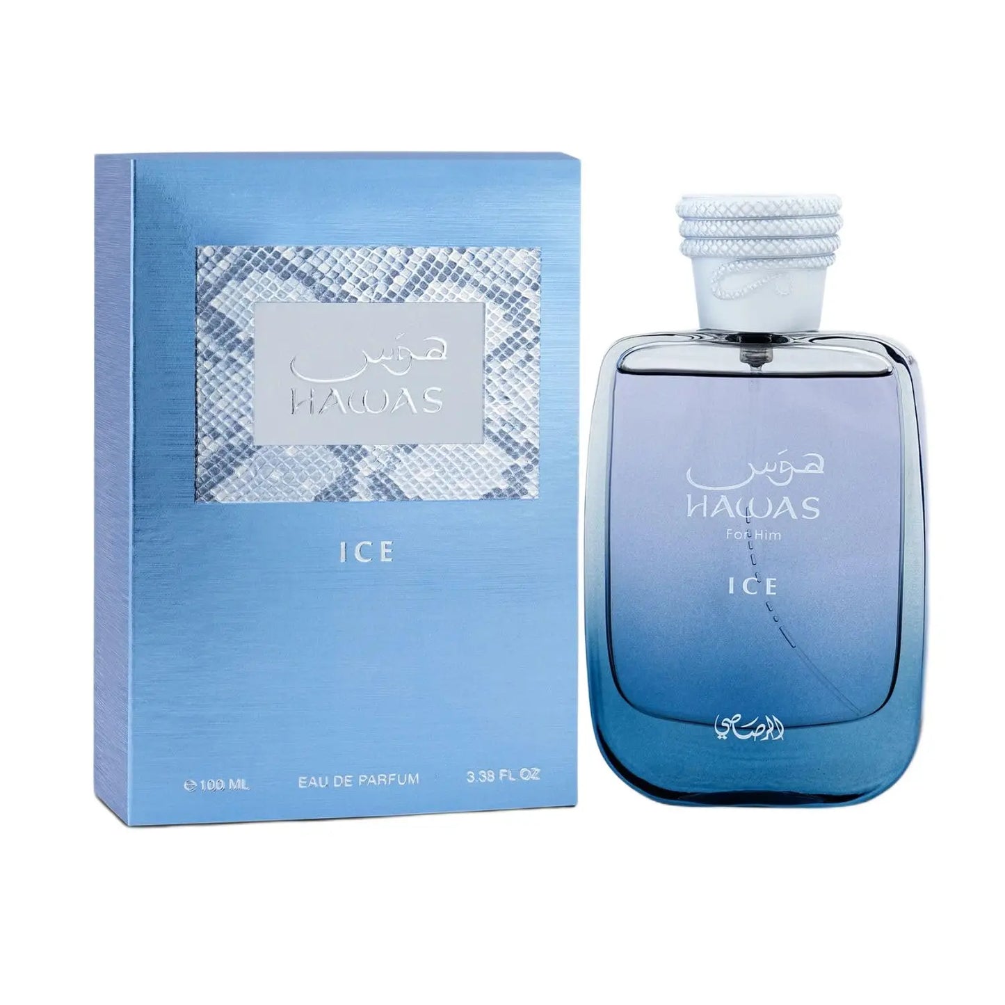 RASASI Hawas Men Ice Eau De Parfum 100ml (3.4oz) - Fragrance for Men