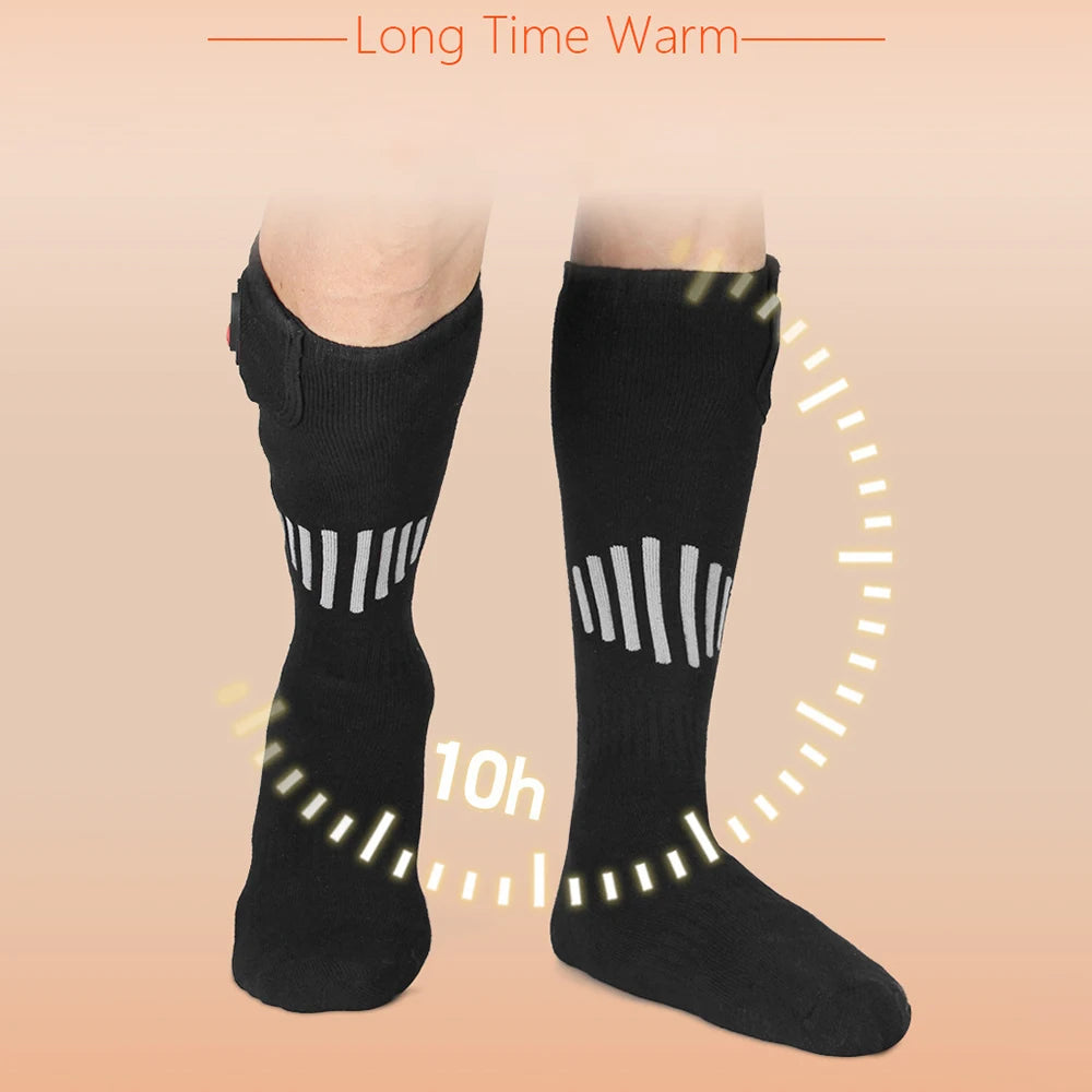 Winter Heated Socks With Battery Box ,Thermal Socks Women Men