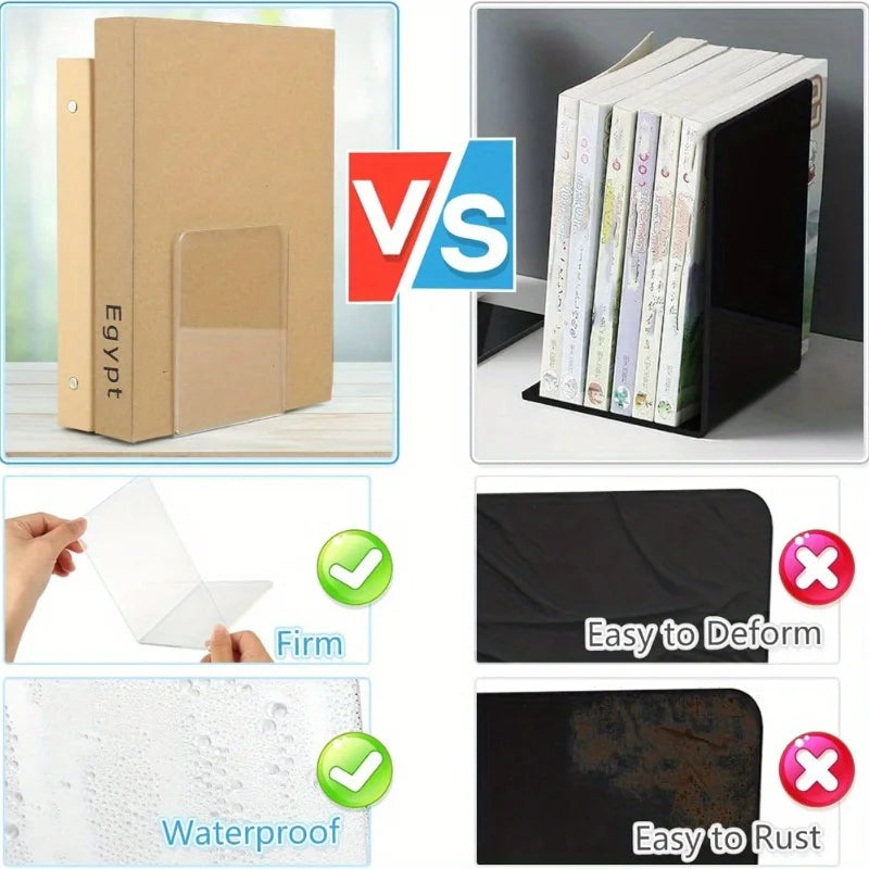 Bookshelf Divider with Desktop Book Holder