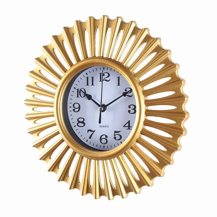 Rustic Retro Wall Clock, Quartz Battery Operated Non Ticking Mute no tick.