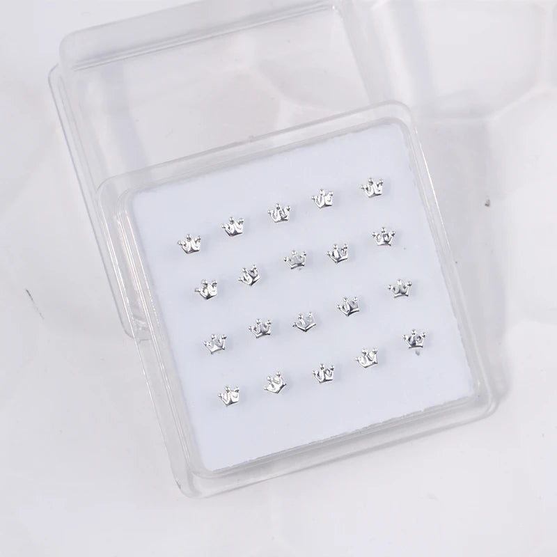 Nose Piercing Jewelry for Women Men , Straight Bar Nostril Ring