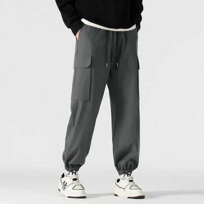 Casual pants spring and autumn tight-fitting  windproof and waterproof