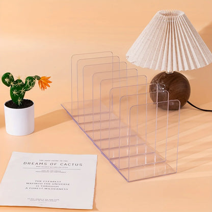 Bookshelf Divider with Desktop Book Holder