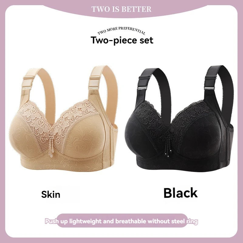 Women Lace Bras, Ultra-Thin Perspective Deep V Bra Plus Size Cup active bra.