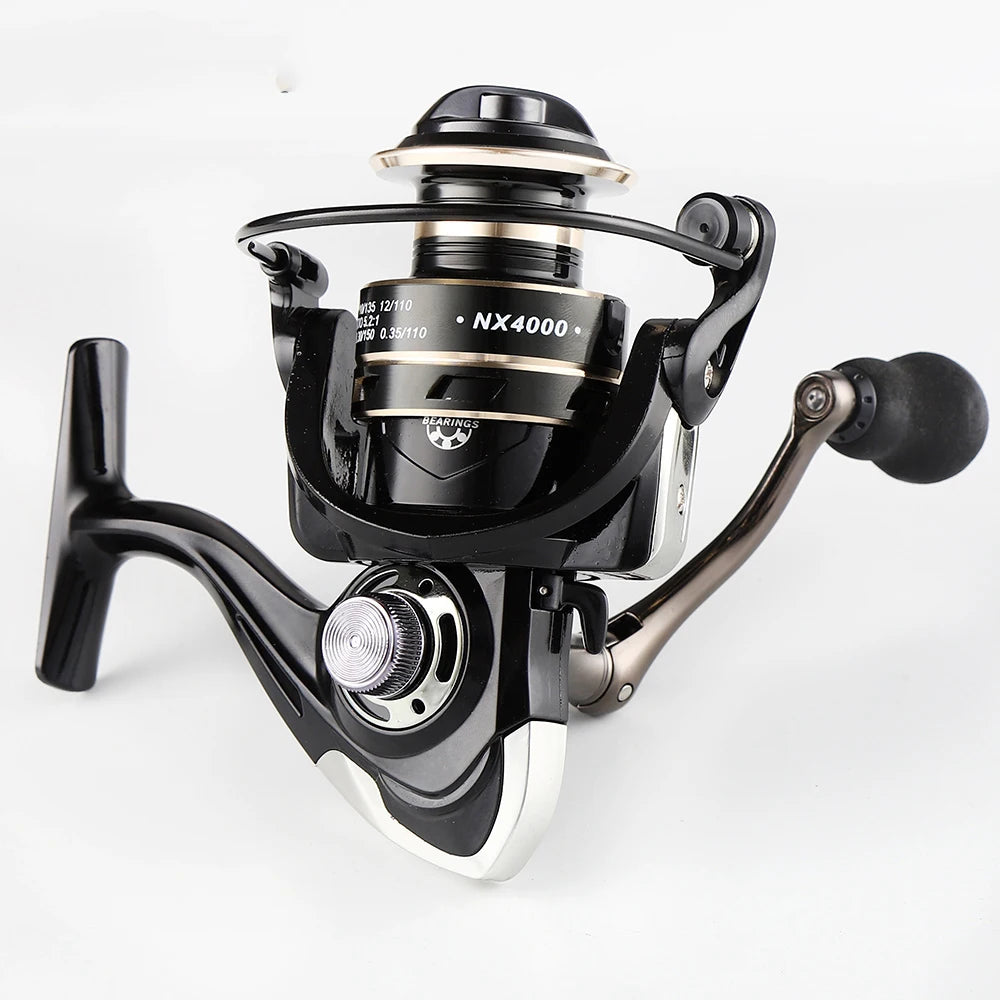 Lightweight Spinning Reel 2000 3000 4000 5000 6000 7000 Coil 5.2:1 Lure Fishing Reels.