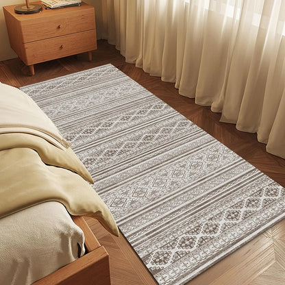 Stain & Water Resistant Non-Slip Rug for Living Room, Bedroom, Nursery