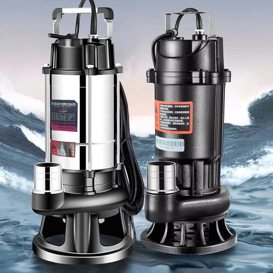 Cutting Sewage Pump, 220V Feces Pumping Mud Sewage Pump, Small Household Submersible Pump, Septic Tank Pump.