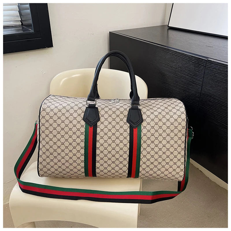 Women Bag Travel Duffle Totes, Gym, Sports Fitness, Luxury, Business, Large Capacity Casual Luggage Weekend Bag.