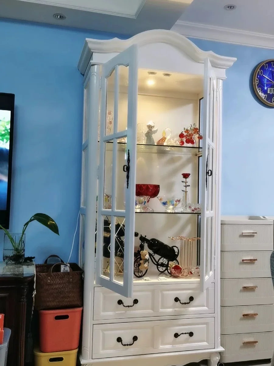 Storage Living Room Cabinets Display  Vintage Glass  Unique Furniture