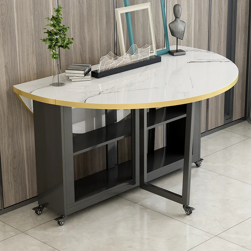 Simple Style Dining Table Set, Chair Folding Table Space Savers