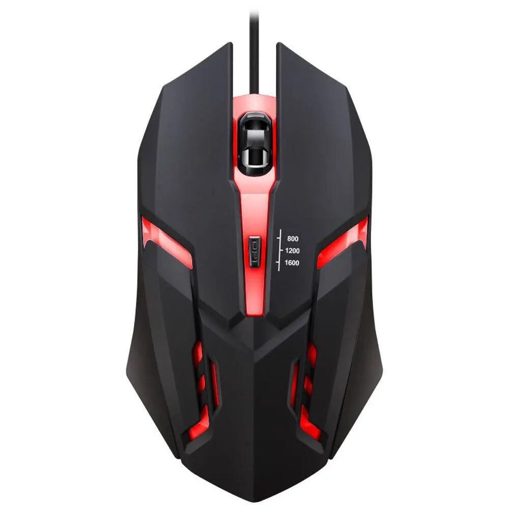 2025 Latest High-Quality Ergonomic Gaming Mouse, for Desktop, and Laptop 4-Button USB RGB Backlit Mouse