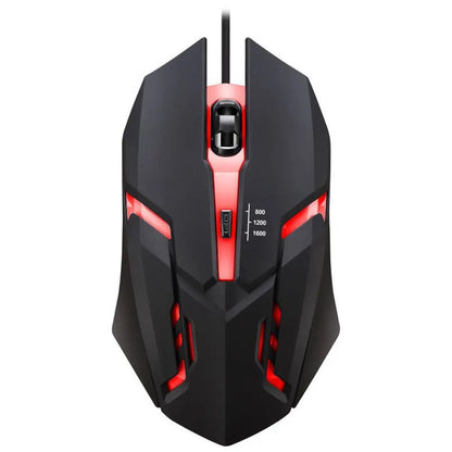 2025 Latest High-Quality Ergonomic Gaming Mouse, for Desktop, and Laptop 4-Button USB RGB Backlit Mouse