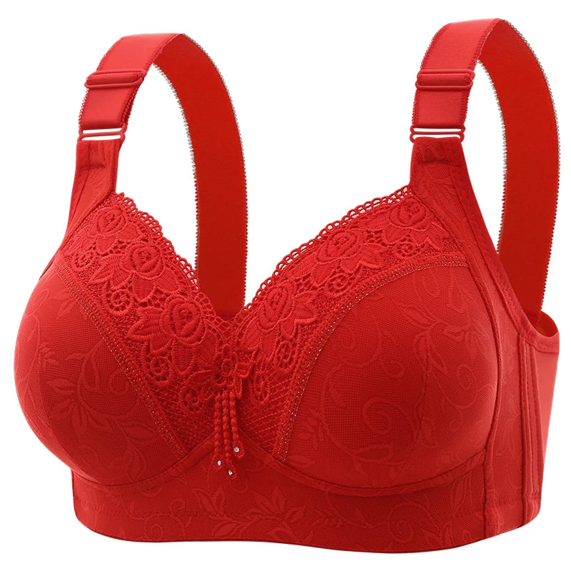 Women Lace Bras, Ultra-Thin Perspective Deep V Bra Plus Size Cup active bra.