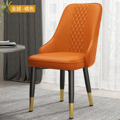 Cushion Beautiful Dining Chairs, Modern Metal Ergonomic  Unique  Home Decoration