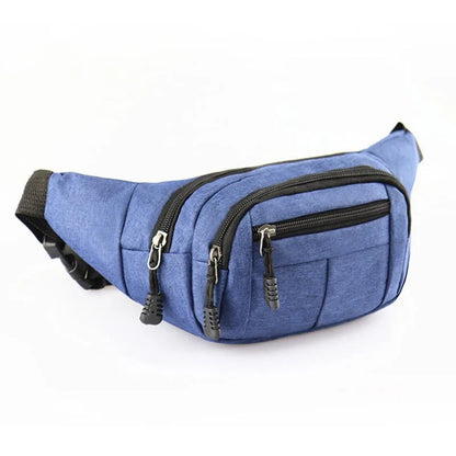 Men's Breast Package Waterproof  Sports Bag  Crossbody Banana Bag
