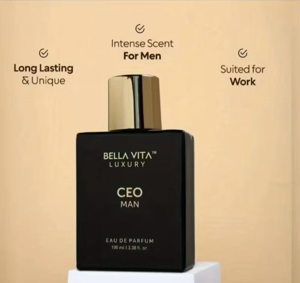 Bella Vita Luxury Elite Men Perfume Gift Set | Sigma Male Series (CEO & G.O.A.T.) | Long-Lasting.