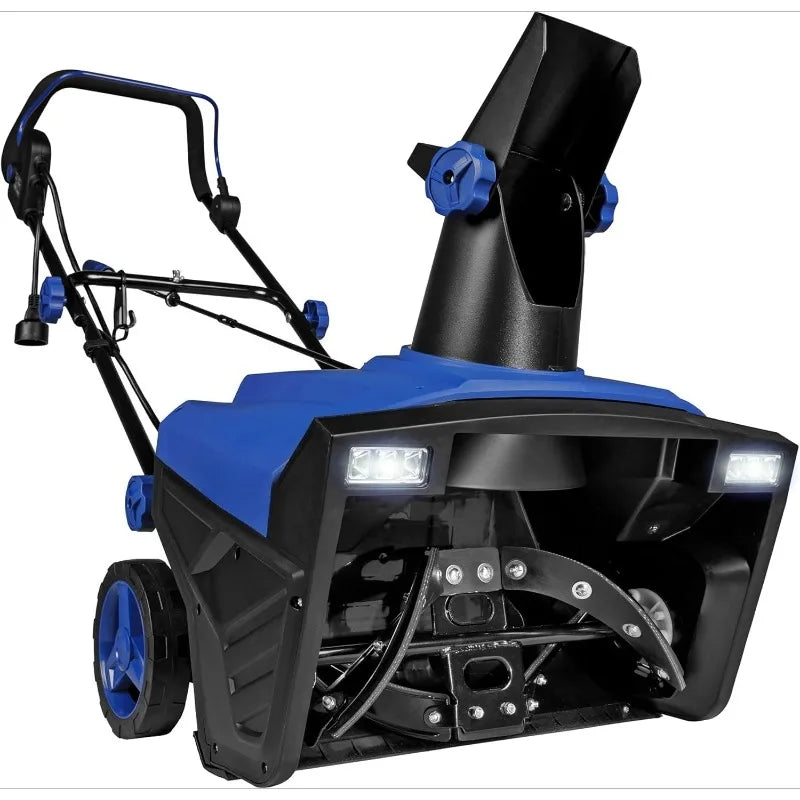 Snow20 Corded Snow Blower 20 Inch, Steel Auger, Dual LED Lights, 1800 Watt Motor, Electric Snow Blower with 25ft Throwing