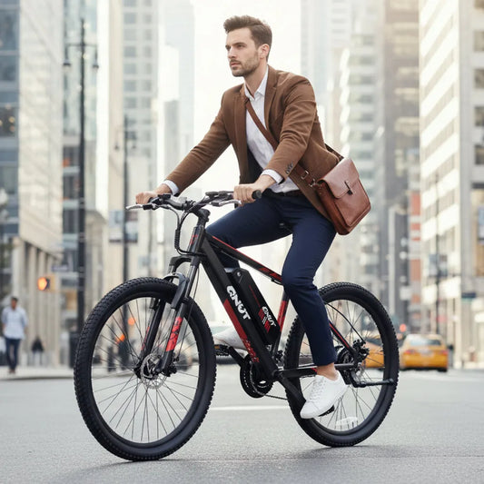 QNUT Victor3.0 Mountain electric Bicycle,1000W, 36V 10.4AH 26" Tire, All-Terrain E-Bike.