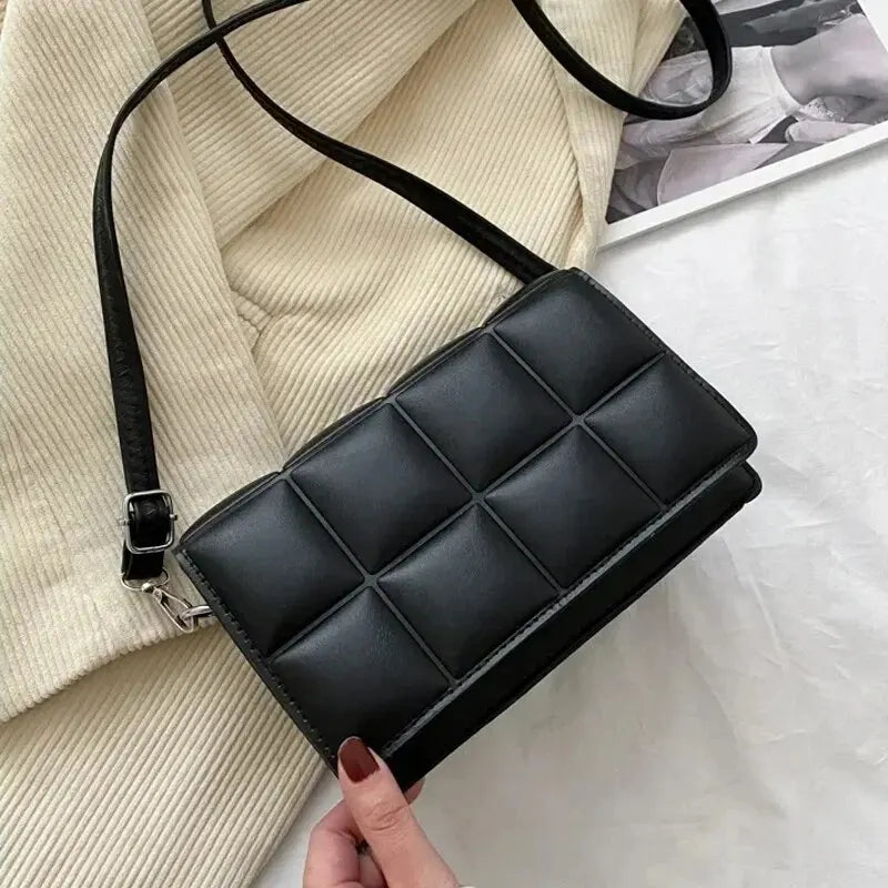 Fashion Brand Designer Women Shoulder Bag, Small PU Leather Female Crossbody Bag. Trend Classic Handle Handbag Women