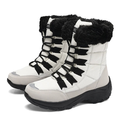 Women's Winter Keep Warm Mid-Calf, Waterproof  Boots High Quality Non-slip Boots for Winter