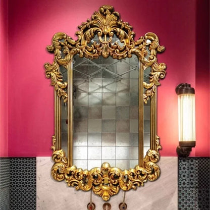 American Retro Bathroom Wall-mounted Fireplace  Mirrors