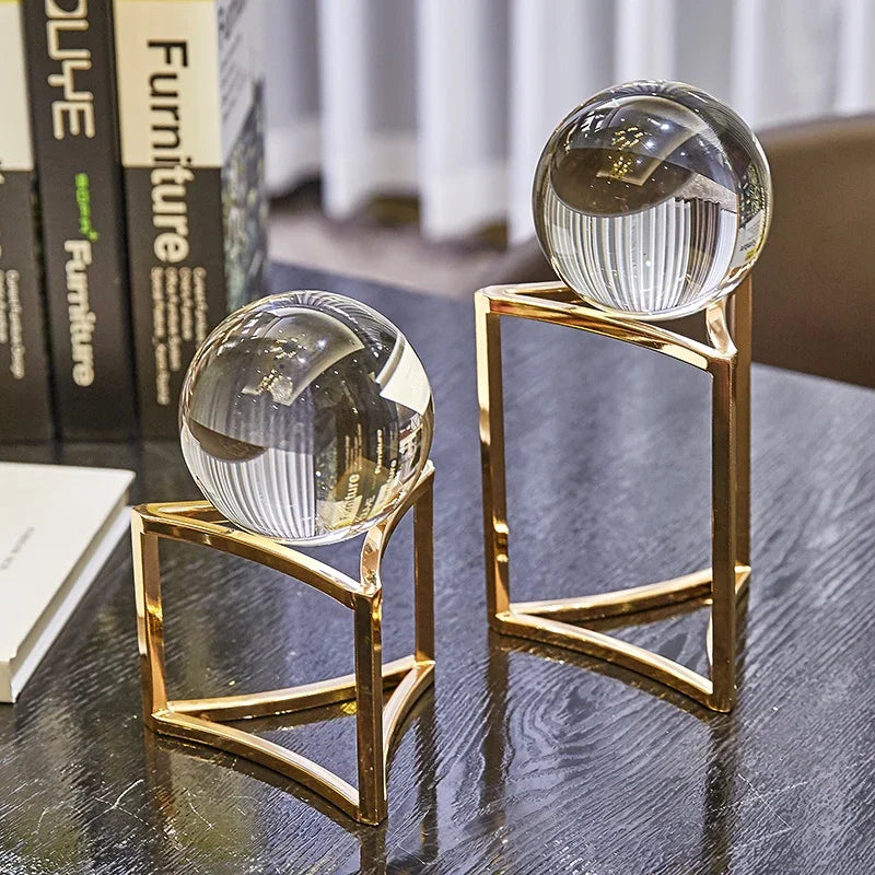 Crystal Ball Decoration  Living Room Wine Cabinet  Decoration