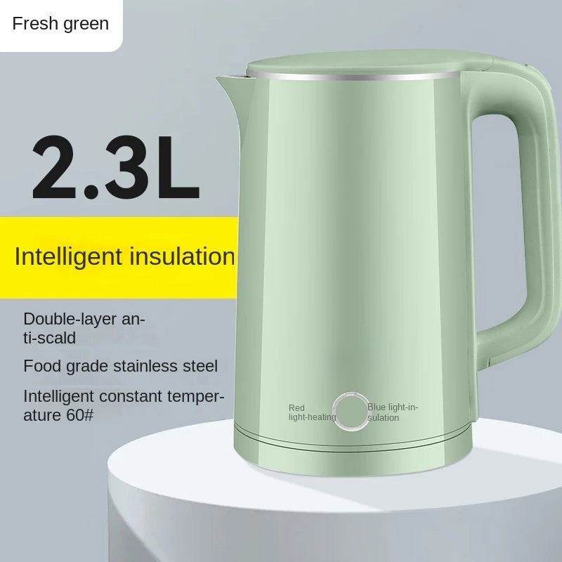 Electric kettle, stainless steel, small household appliances.