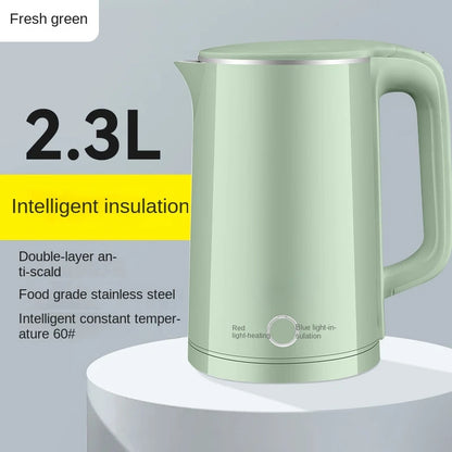 Electric kettle, stainless steel, small household appliances.
