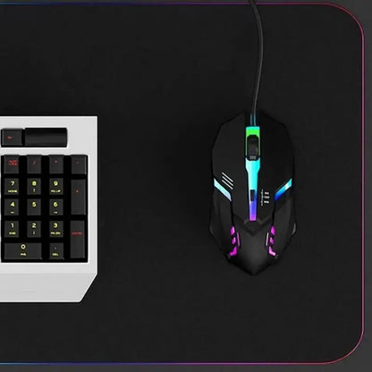 2025 Latest High-Quality Ergonomic Gaming Mouse, for Desktop, and Laptop 4-Button USB RGB Backlit Mouse