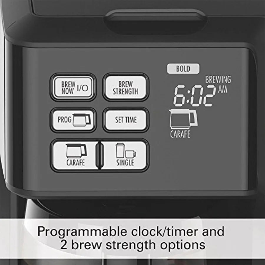 FlexBrew 2-Way Brewer Programmable Coffee Maker, 49976 Bundle with Support Extension, for Home and Office Use, Offers Customizable.