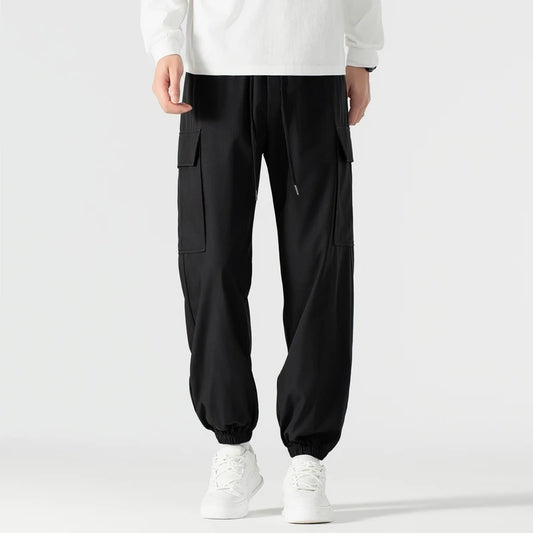 Casual pants spring and autumn tight-fitting  windproof and waterproof