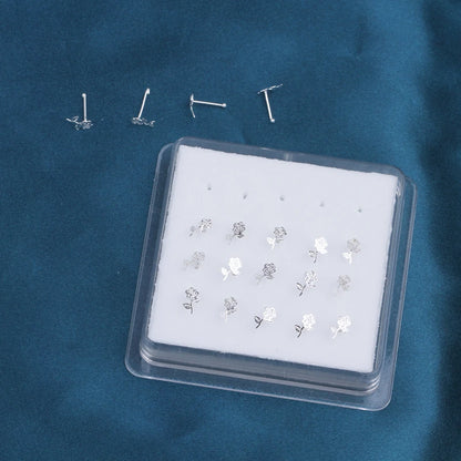 Nose Piercing Jewelry for Women Men , Straight Bar Nostril Ring