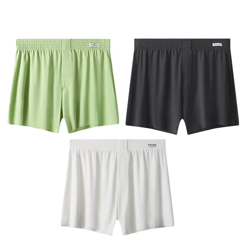 Men Arrow Shorts Ice Silk Underwear Sleepwear Boxers Shorts.