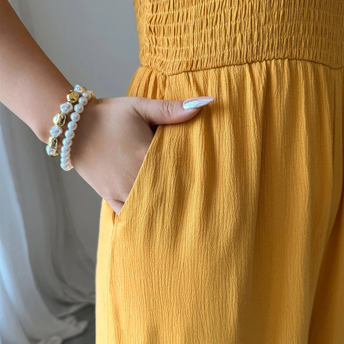 Summer Fashion Women's Suspender Jumpsuits Casual  Sleeveless with Pocket