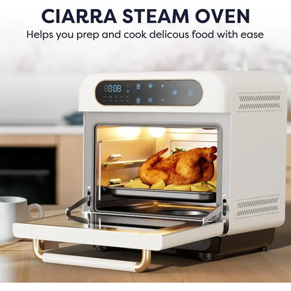 8-in-1 Countertop Air Fryer Steam Oven 13QT Rapid Steam Vapor
