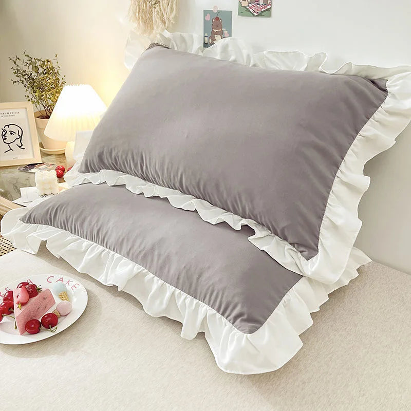 Princess Pillowcases With Ruffles Multiple Sizes, For Adults Kids.