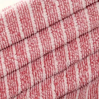 6-Piece Striped Towel Set - Soft Absorbent Bath Towels. Perfect for Daily Use & Gifts