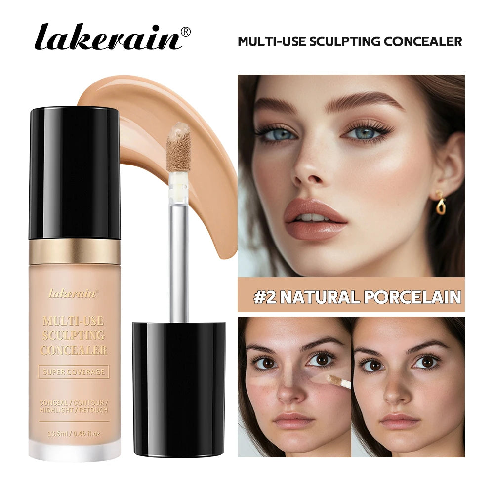 Waterproof Liquid Concealer High Coverage Oil Control Cover