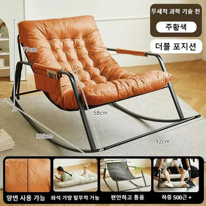 Double Chair with Cushion Sofas  Comfortable Lounge Chair