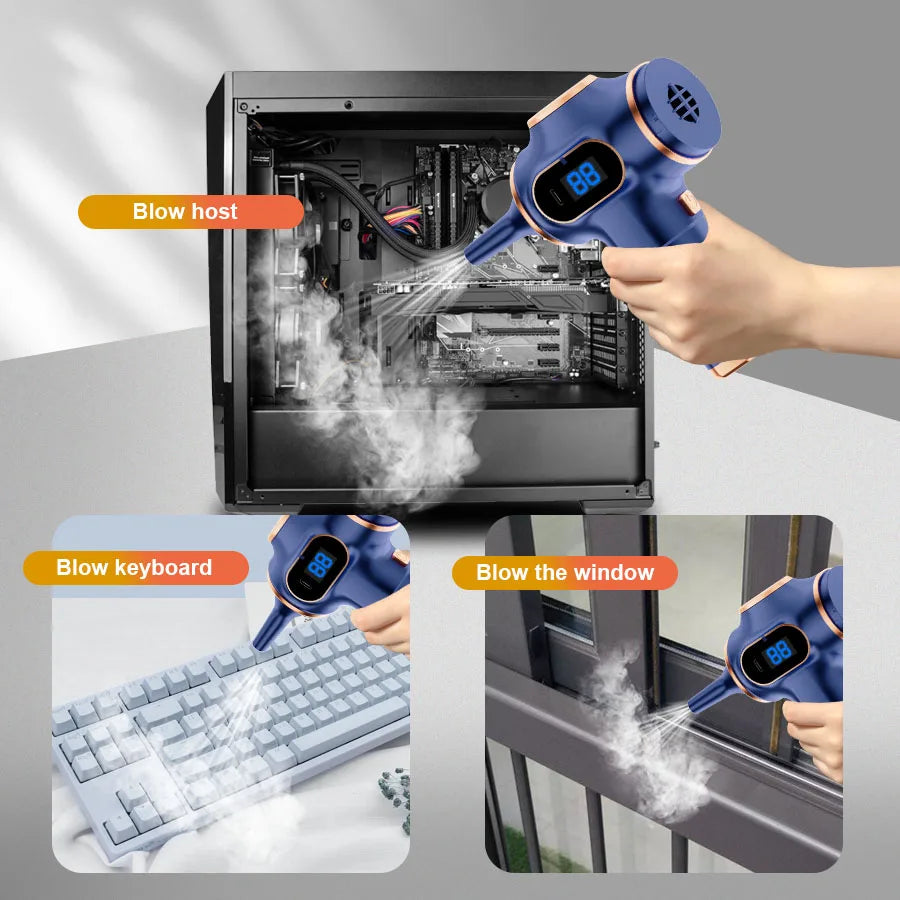 ABS Wireless Car Vacuum Cleaner Home Appliance, Sofa, Office, High-Power Cleaning  Mini Vacuum.