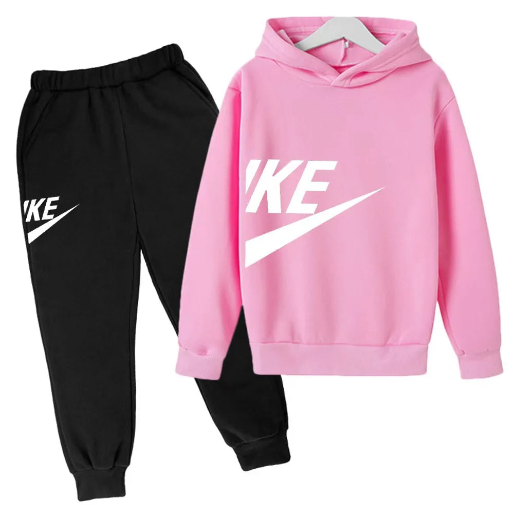 Kids Clothes Boys & Girls Autumn Long Sleeve Hoodies & Pants 2 Pieces Sets.