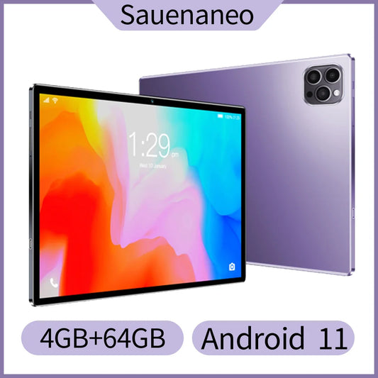 2024 Top selling 10.1-inch Tablet with 4GB RAM 64GB ROM, Android 11 System