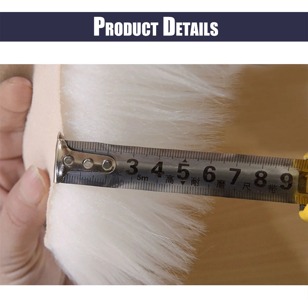 Heart Shaped Faux Fur Rug, Bedroom Fluffy Shaggy Area Rugs, Sheepskin Fuzzy Rug Carpets.