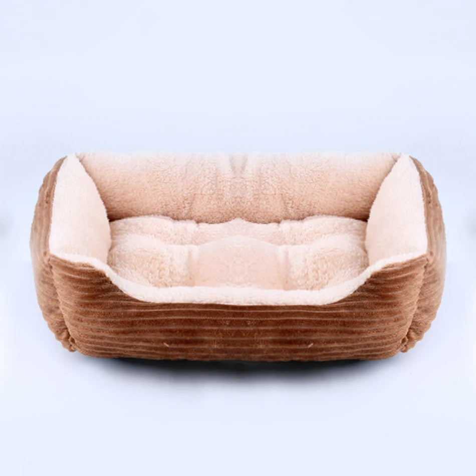 Bed for Dog, Cat, Pet  Plush Kennel, Medium, Small Dog Sofa Bed Cushion, Pet Calming Dog Bed .