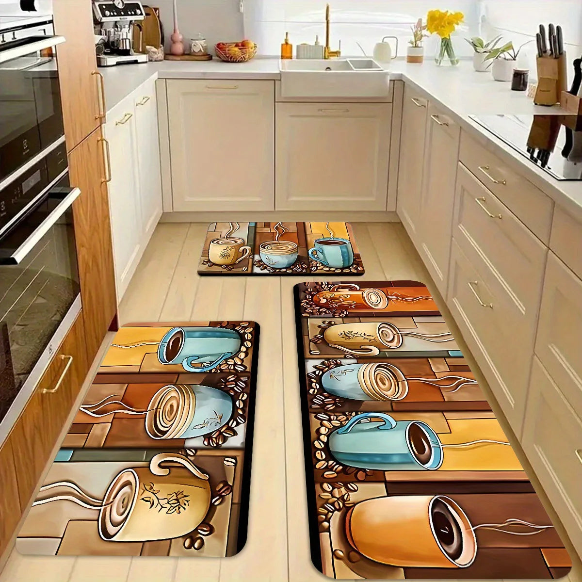 VIKAMA Kitchen Floor Mats, Entrance Door Mats, Laundry Room Long Carpets, Corridor ,Passageway Floor Mats, Home Decorations.