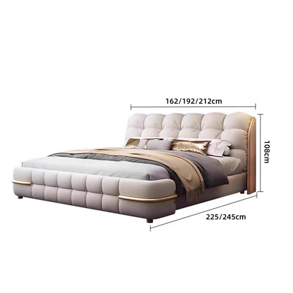 Luxury Unique Bed, Queen Elastic Bedroom Double Bed