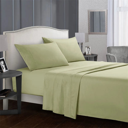 High-quality Simple King Size Bed Sheet Set  Fitted Sheets  Queen Durable Bed Covers.
