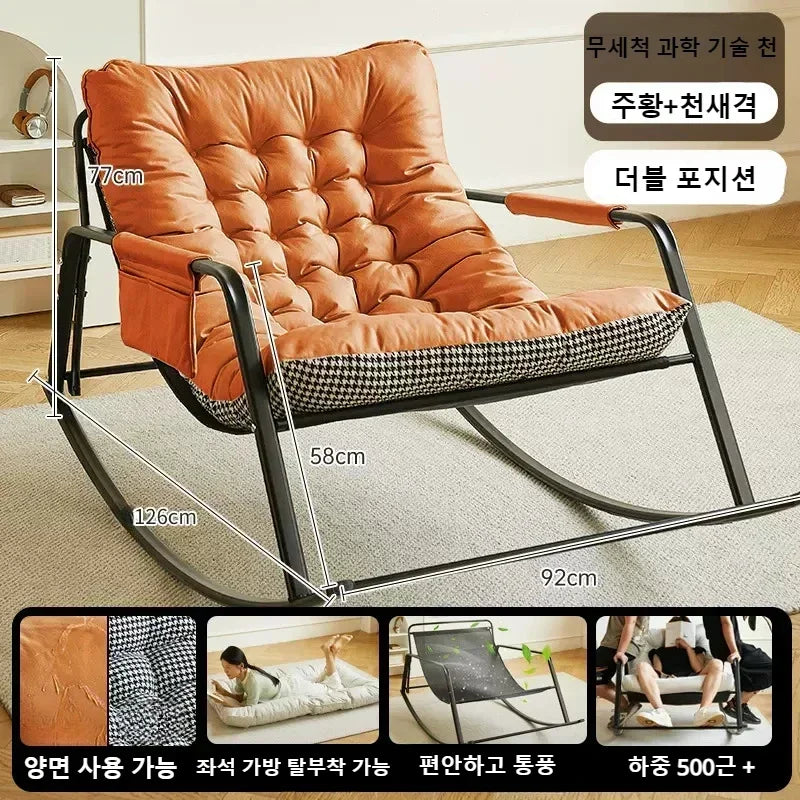 Double Chair with Cushion Sofas  Comfortable Lounge Chair