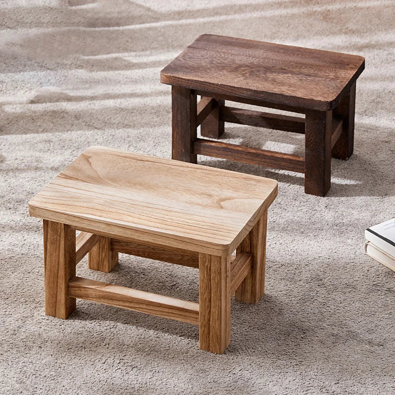 Creative Small Wood Household Stool